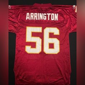 Washington Redskins #56 LaVar Arrington reebok home jersey
Size: Small
40$